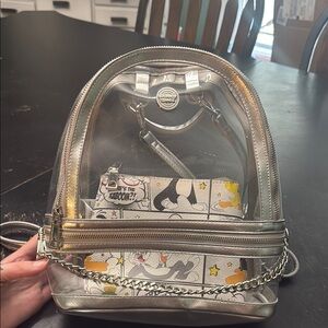 Aldo Looney Toons backpack and matching pouch set